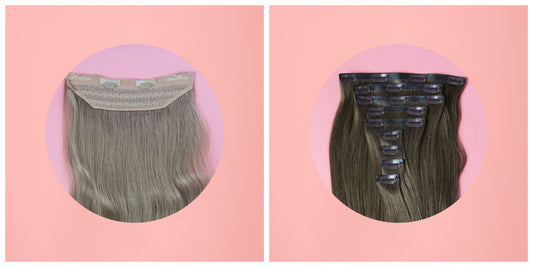 Clip In Hair Extensions vs Halo Hair Extensions