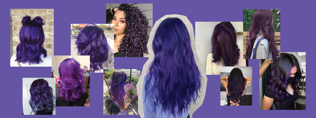 12 Violet Hair Colours To Screenshot Before Winter  