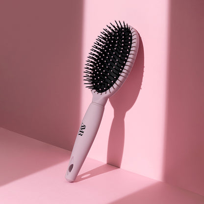 AMR Professional Tangle Tamer Paddle Brush Pink