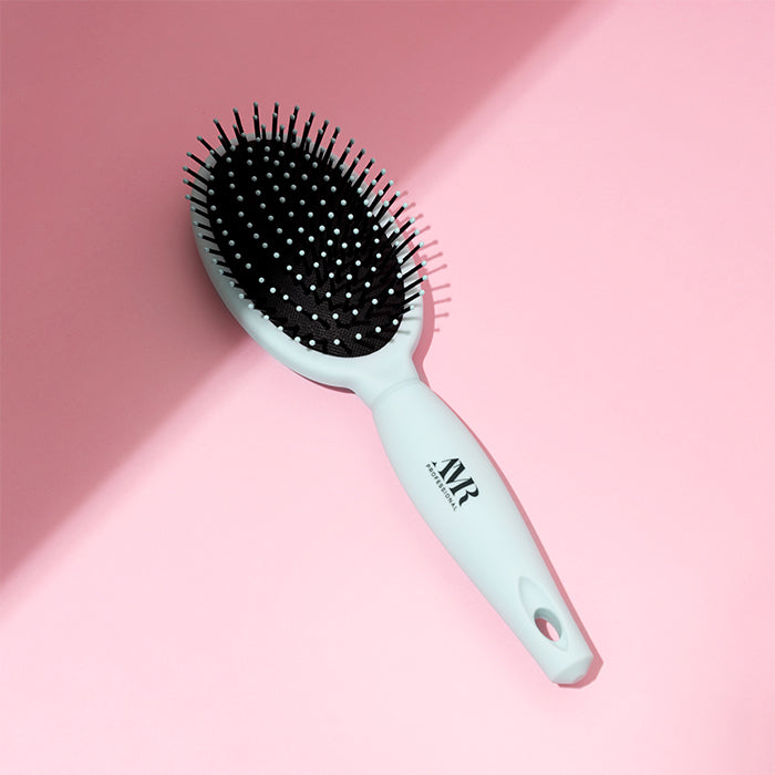 AMR Professional Tangle Tamer Paddle Brush Blue