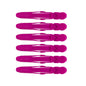 Crocodile Clips Matte Purple 6Pk