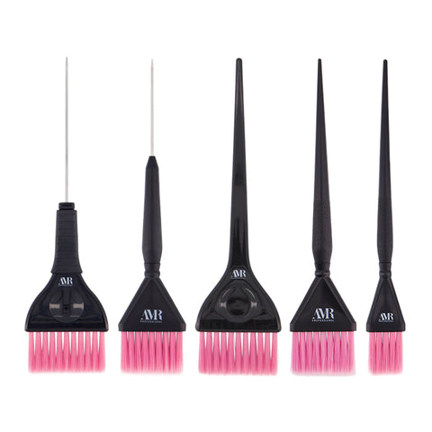 AMR Professional Tint Brush Pack Pink 5Pcs