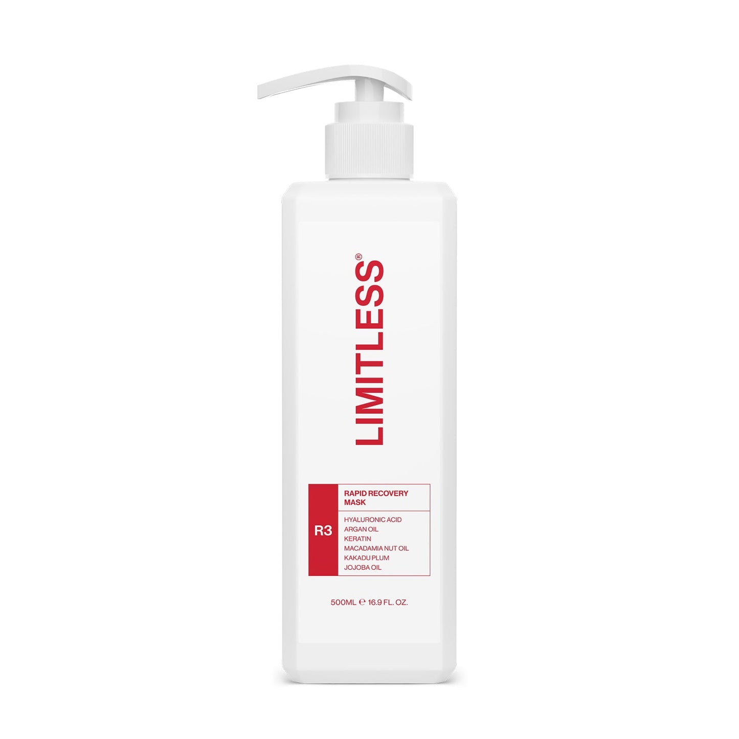 Limitless R3 Rapid Recovery Mask 500ml