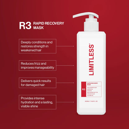 Limitless R3 Rapid Recovery Mask 500ml