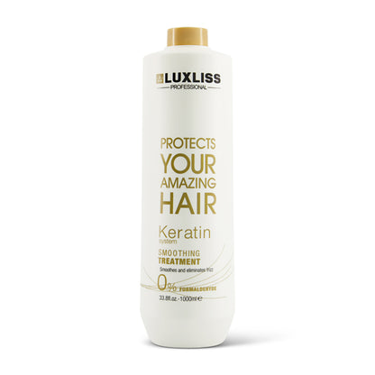 Luxliss Keratin Smoothing Treatment 0% Formaldehyde 1L