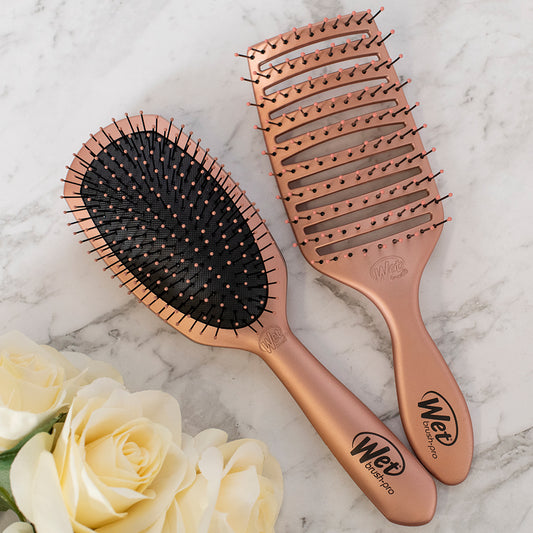 WetBrush Epic Deluxe Rose Gold Rounded Paddle
