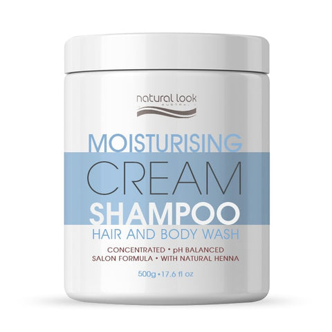 Natural Look Moisturising Cream Shampoo Hair And Body Wash 500g