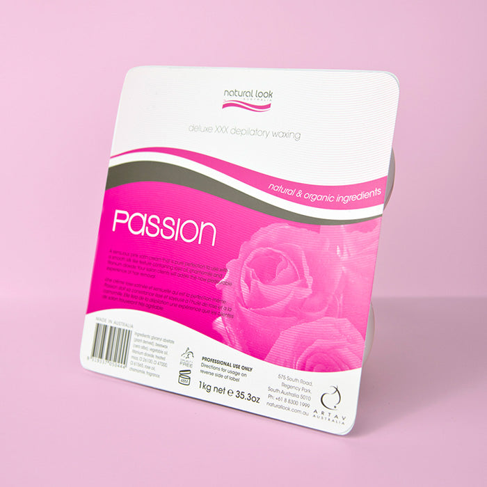 Natural Look Hot Wax Deluxe Depilatory Passion 1Kg