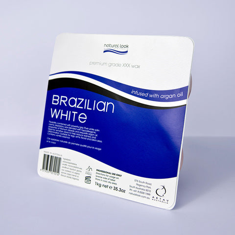 Natural Look Hot Wax Premium Grade Grade Brazilian White 1Kg