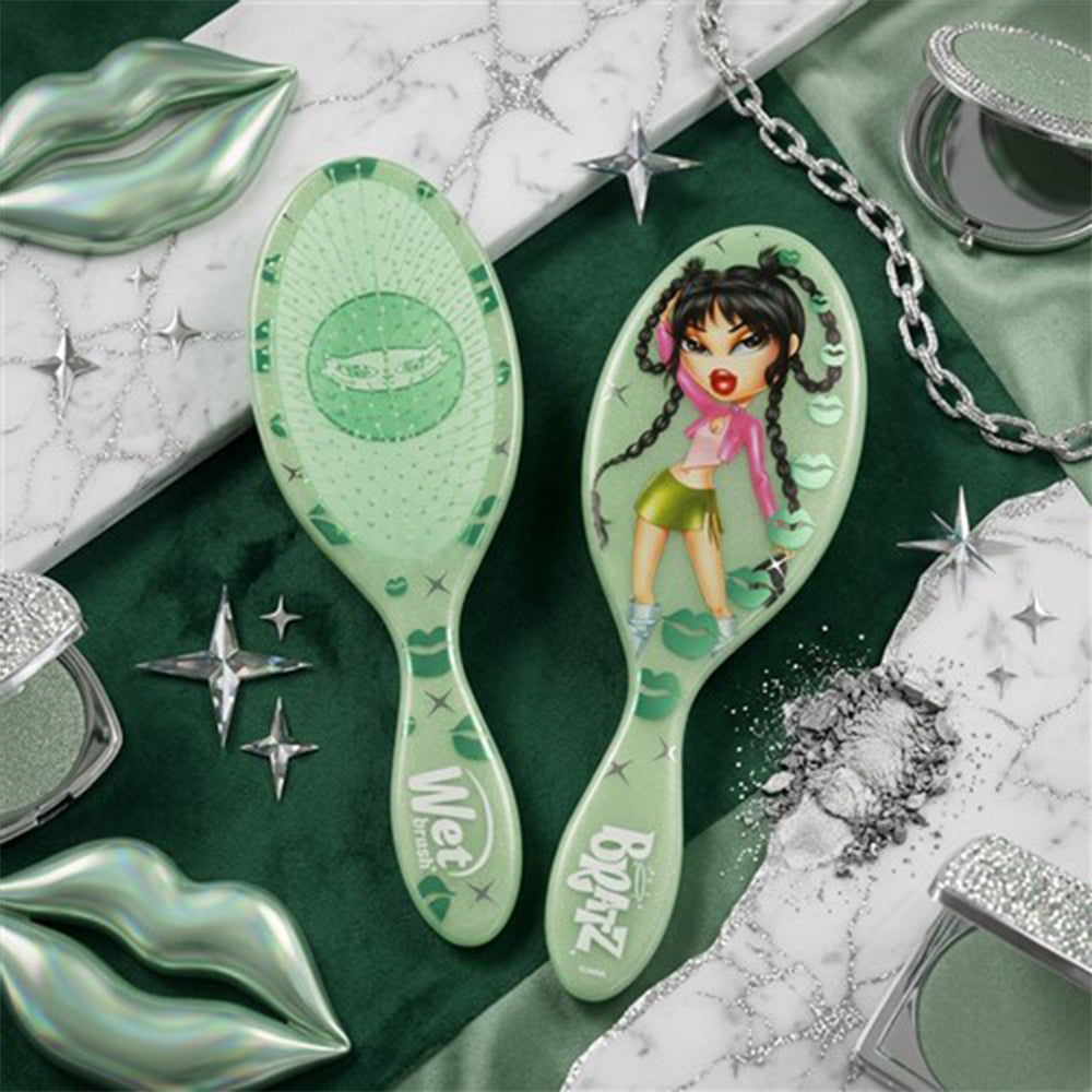 WetBrush x Bratz Original Detangler & Elastics Kit - Jade
