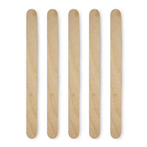 Salon Secrets Paddle Pop Sticks 100Pk