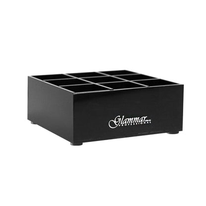 Glammar Acrylic Makeup Lipstick Organiser 9 Slots Black