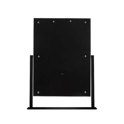 Glammar Hollywood Vanity Mirror With LED Vertical Small Black