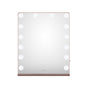 Glammar Hollywood Vanity Mirror With Bulbs Vertical Large Rose Gold