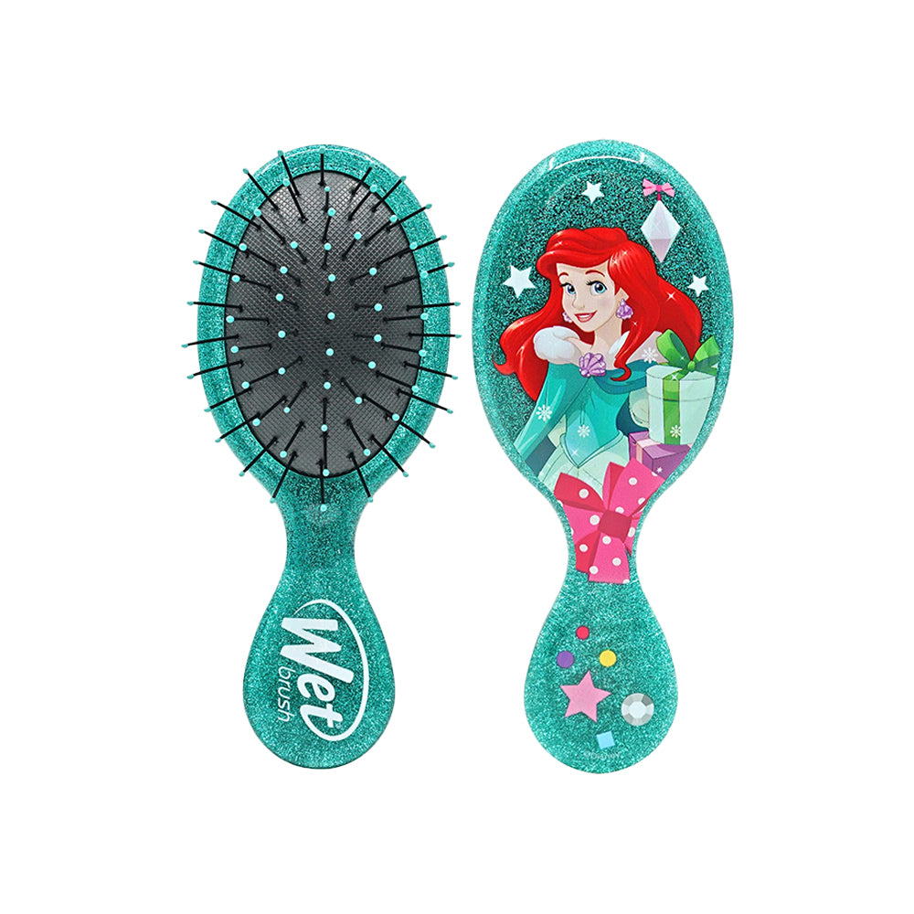 WetBrush Disney Princess Glitter Ball Mini Detangler - Ariel Teal