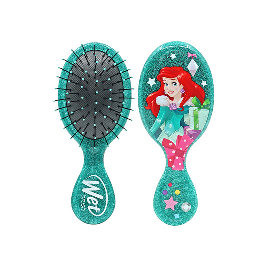WetBrush Disney Princess Glitter Ball Mini Detangler - Ariel Teal