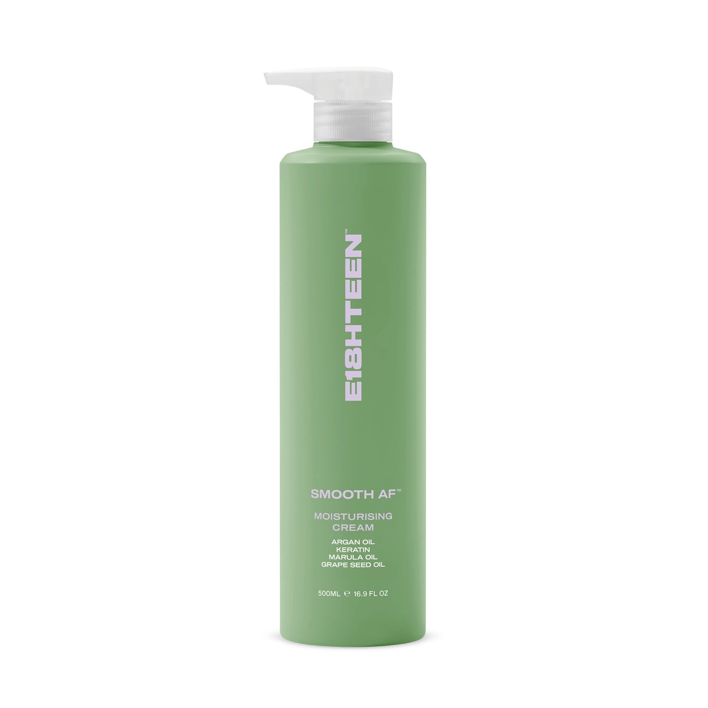 E18HTEEN Smooth AF Moisturising Cream 500ml