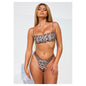 Swimwear Santa Monica Bikini Top Leopard M