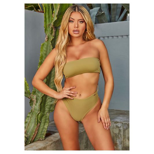 Swimwear Barbados Bikini Top Khaki XS