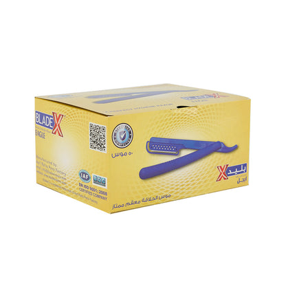 Blade X Barber Straight Disposable Razor 50Pk