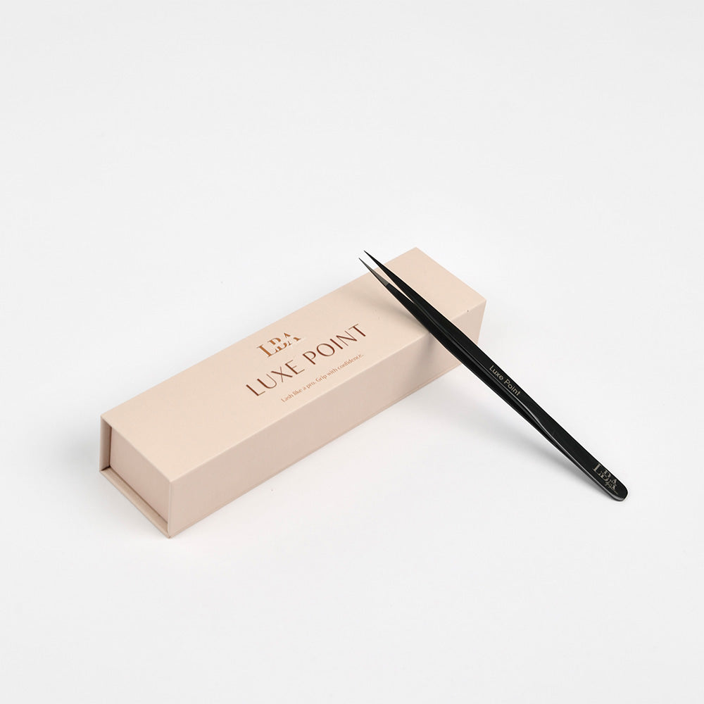 LBA Fibre Tip Lash Tweezer - Luxe Point