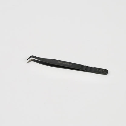 LBA Fibre Tip Lash Tweezers - Midnight Grip