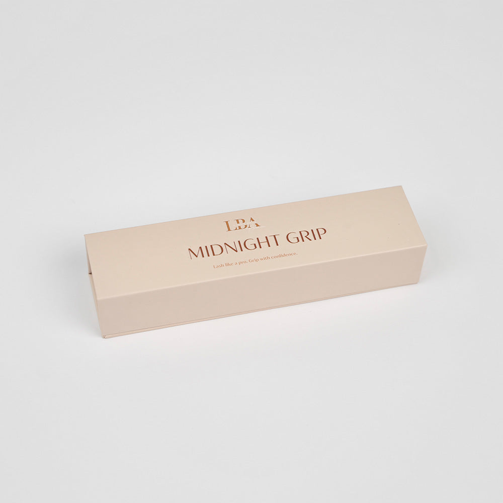 LBA Fibre Tip Lash Tweezers - Midnight Grip