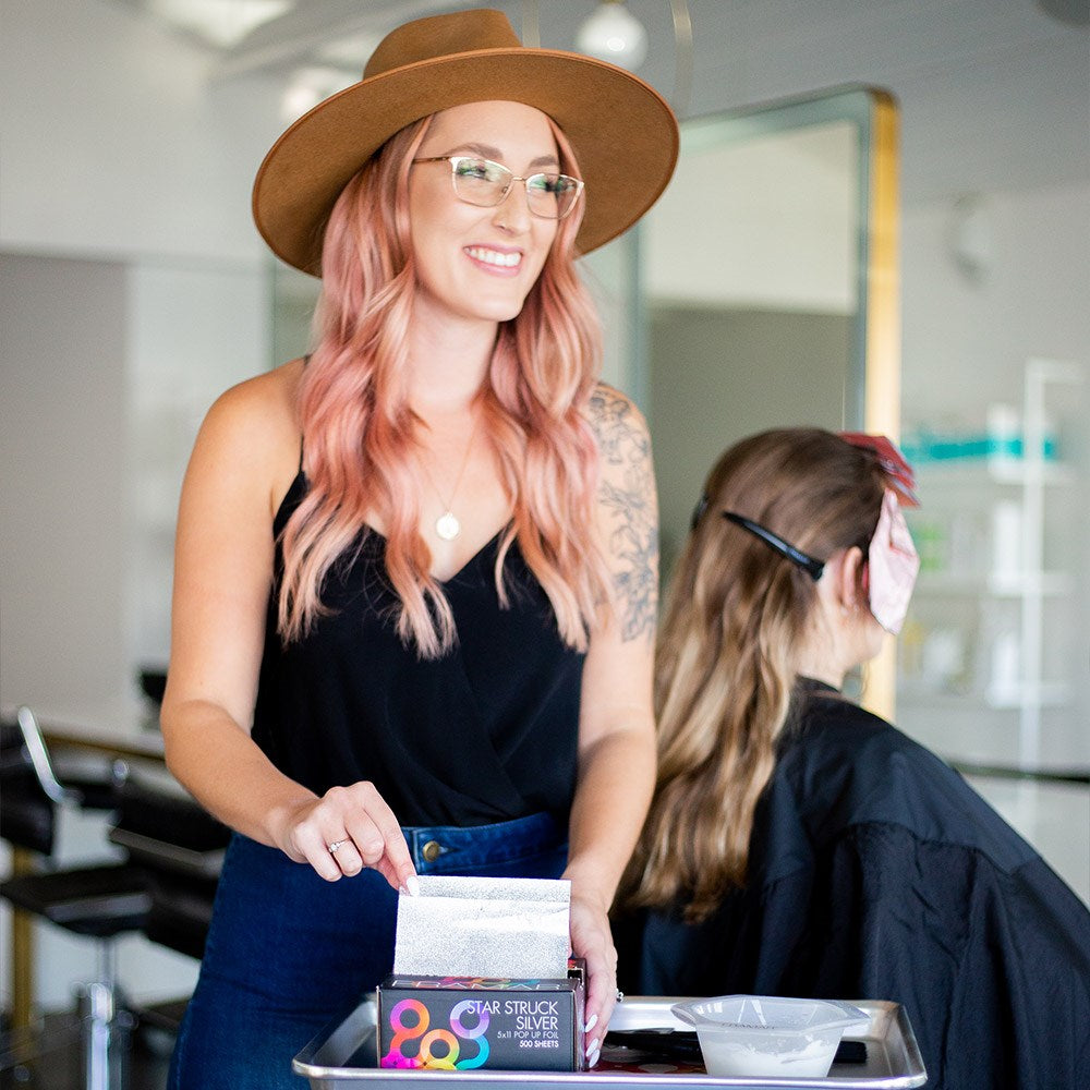 Framar Star Struck Silver Pop Up Foil 12.7cm x 27.9cm 500 Sheets