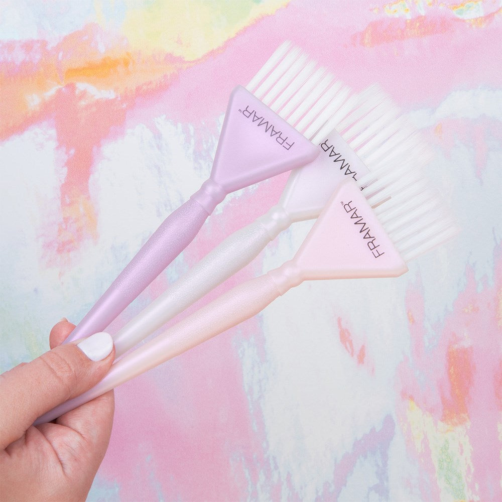 Framar Triple Threat Tint Brush Set Glazed Donut 3Pk