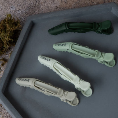 Framar Gator Grip Clips Sage 4pk