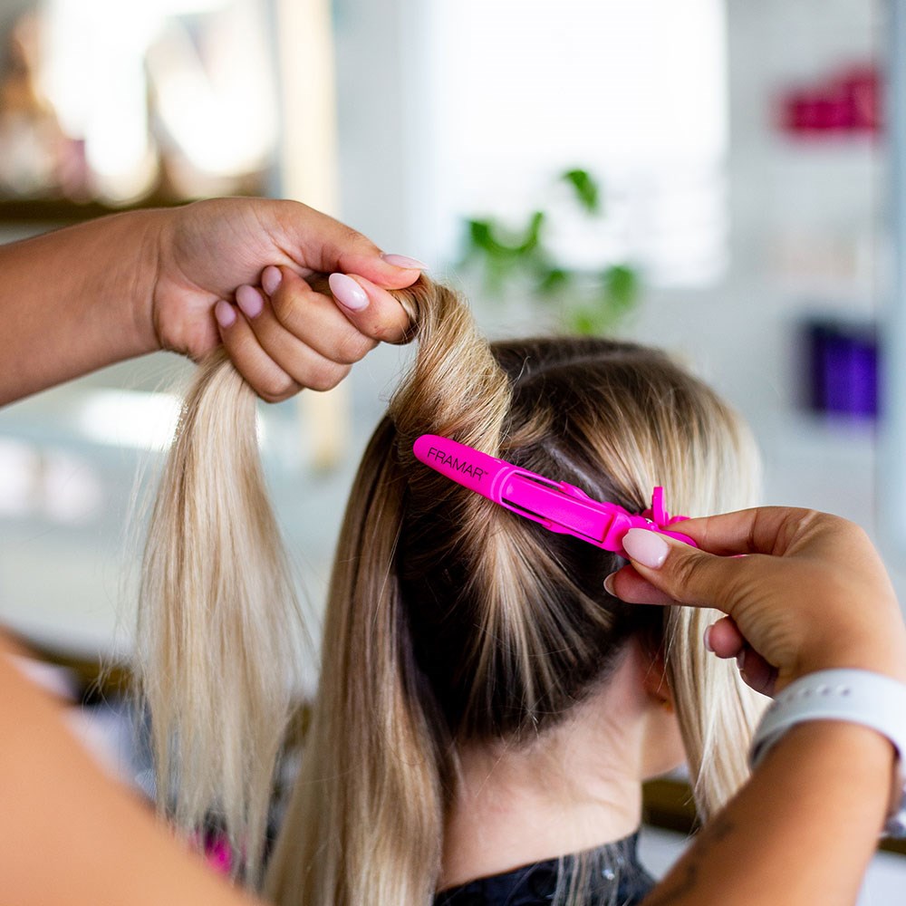 Framar Gator Grip Clips Pink 4pk