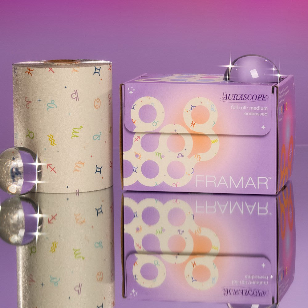 Framar Embossed Foil Aurascope 97.5m Roll Medium