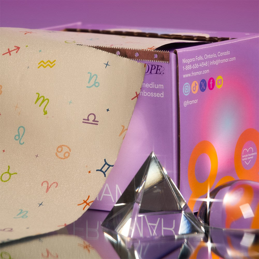 Framar Embossed Foil Aurascope 97.5m Roll Medium