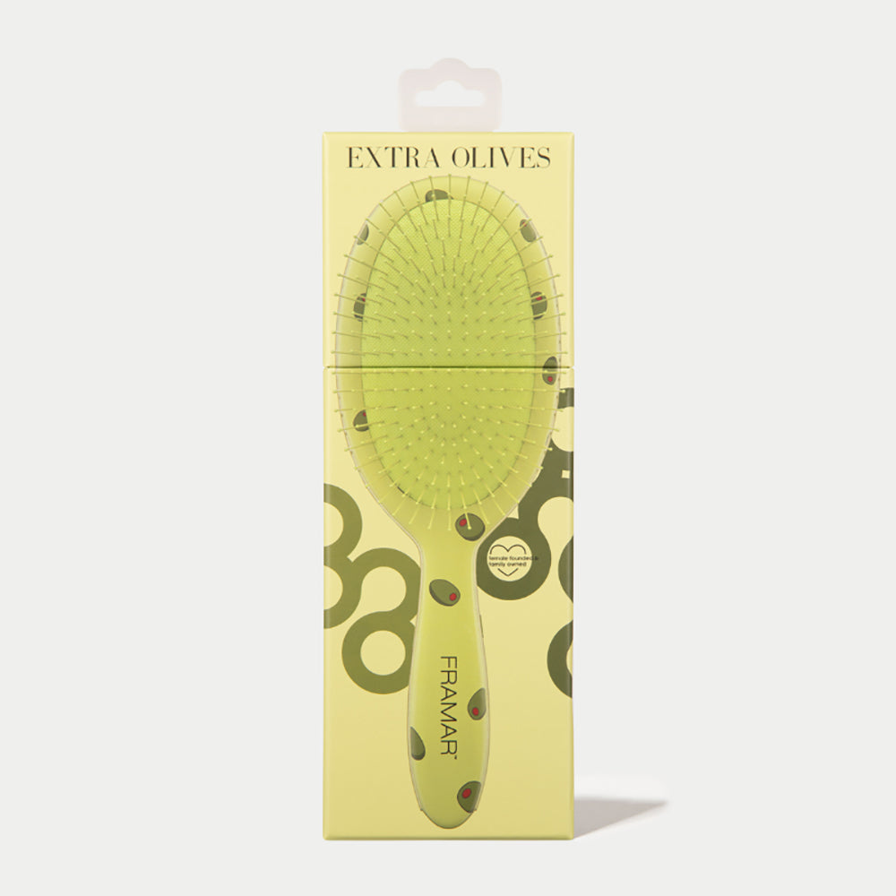 Framar Detangler Brush - Extra Dirty Extra Olives