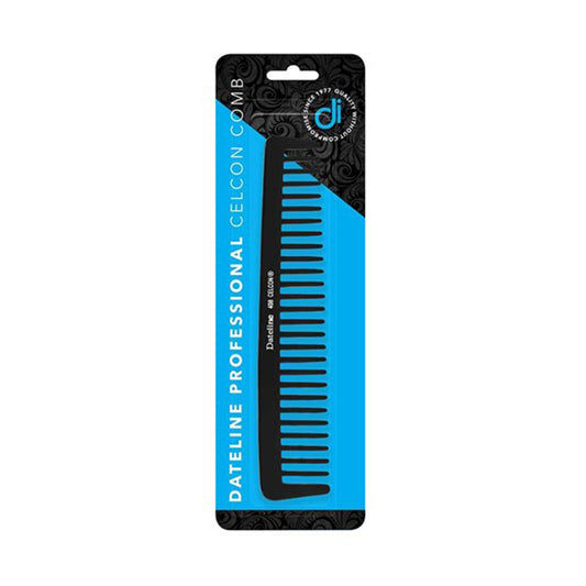 Dateline Professional Black Celcon 408 Basin Comb 20cm