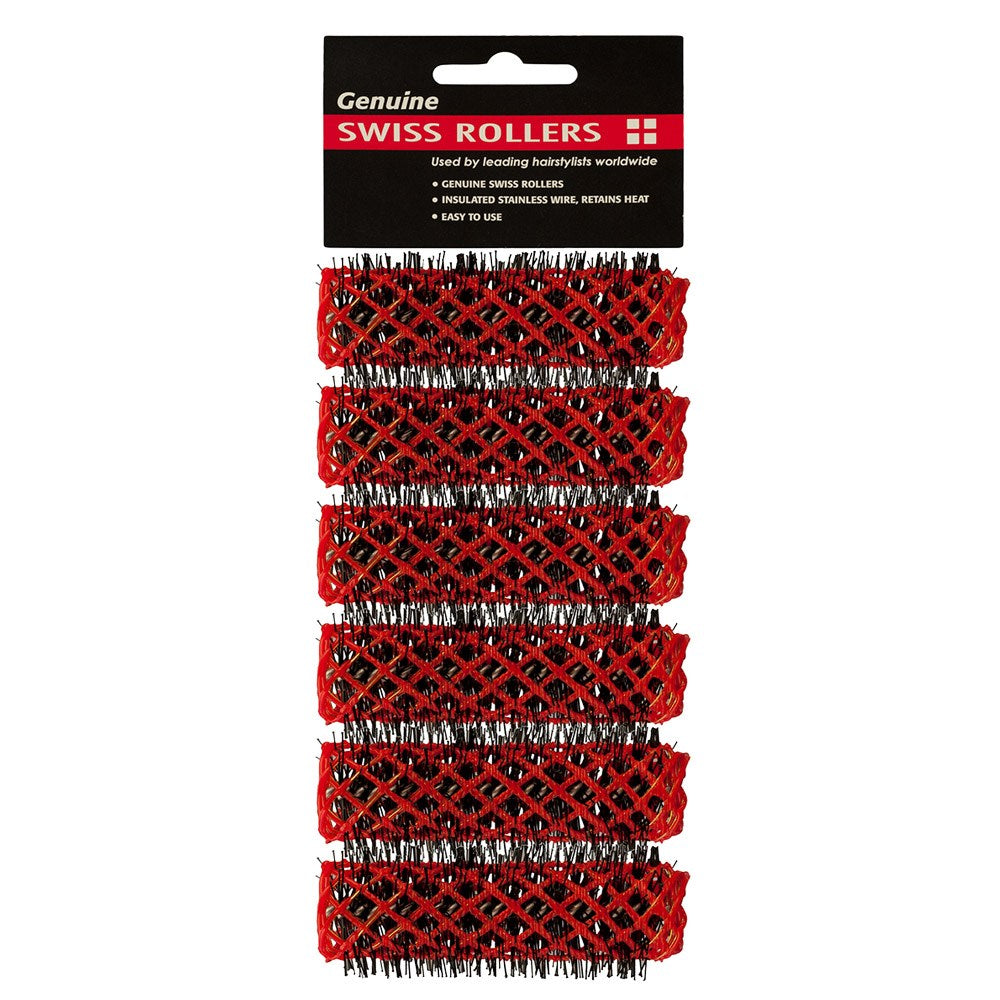Swiss Hair Roller Coral 16mm 6Pk