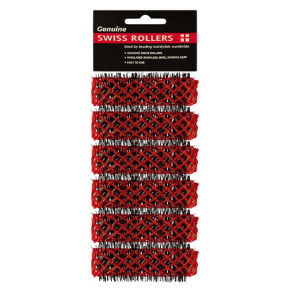 Swiss Hair Roller Coral 16mm 6Pk
