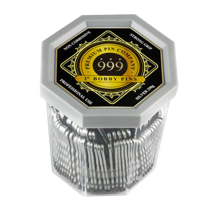 999 Premium Bobby Pins 2" Silver 250g