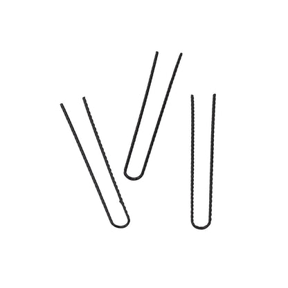 999 Premium Ripple Pins 2" Black 250Pc