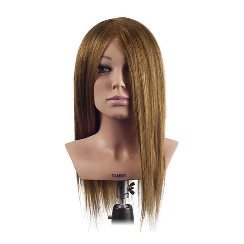 Mannequin Head with Shoulders Medium Indian Hair Blonde - Tammy