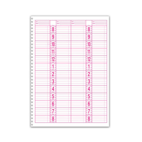 Dateline Professional Appointment Book 4 Column 50pages