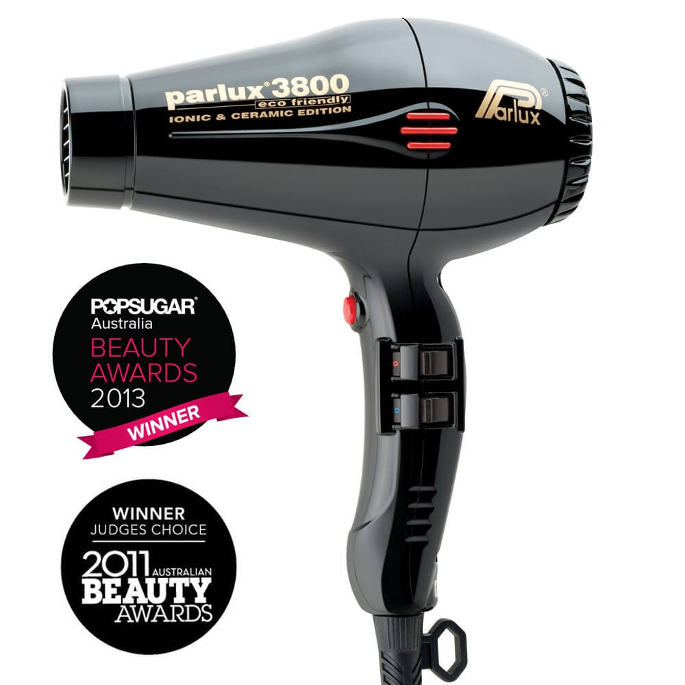 Parlux 3800 Ceramic & Ionic Dryer 2100W Black