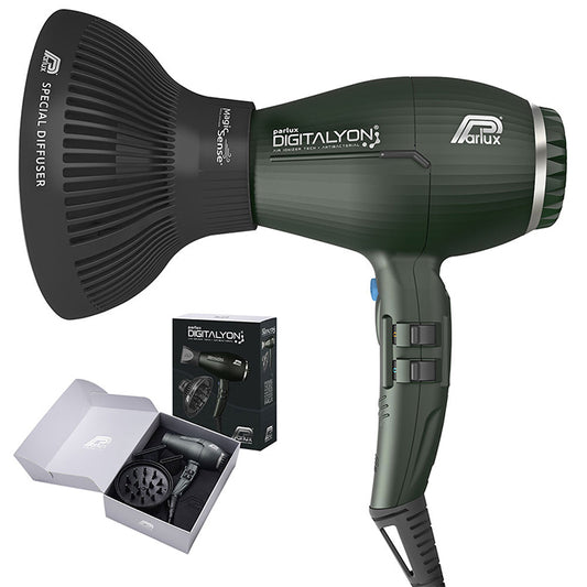 (DISCONTINUED) Parlux Digitalyon Dryer - Anthracite with Diffuser Pack