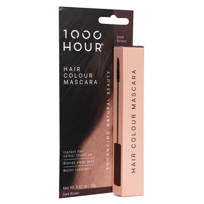 1000HOUR Hair Colour Mascara - Dark Brown 12g