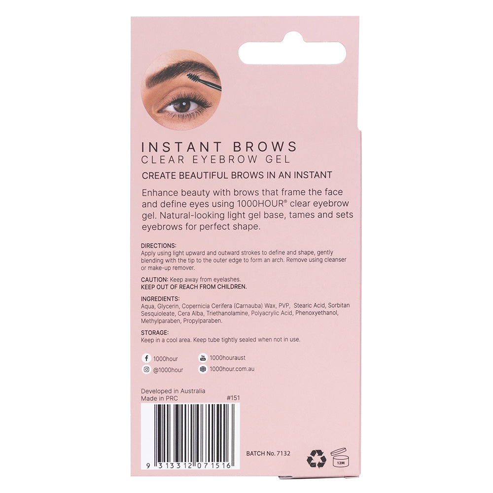 1000HOUR Instant Brows Mascara - Clear