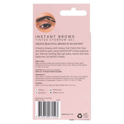 1000HOUR Instant Brows Mascara - Black/Dark Brown