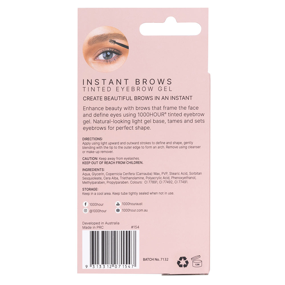 1000HOUR Instant Brows Mascara - Light Brown/Blonde