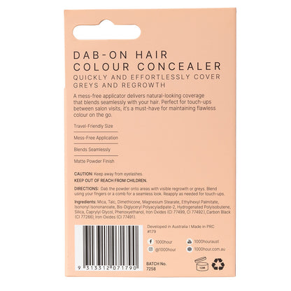 1000HOUR Dab-On Hair Colour Concealer - Black 1g