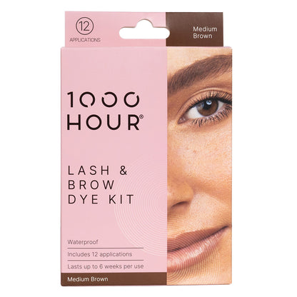 1000HOUR Lash & Brow Dye Kit - Medium Brown