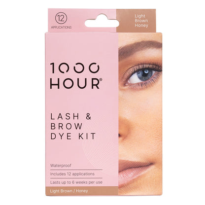 1000HOUR Lash & Brow Dye Kit - Light Brown/Honey